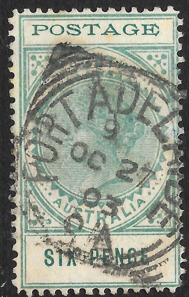 Queen Victoria (POSTAGE in thin characters)