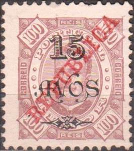 Stamp, KIing Carlos I, overprinted REPUBLICA, Timor,  , Heads of State, Kings, Royalty