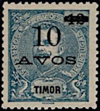King Carlos I, surcharged