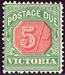 Stamp, Postage Due Stamps, Victoria,  , Numbers
