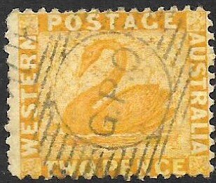 Stamp, Black Swan (Cygnus atratus), Western Australia,  