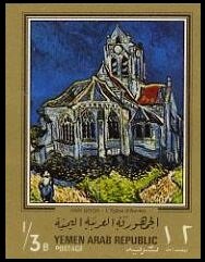 "Church at Auvers" (Vincent van Gogh) 1890