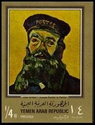 "The postman Joseph Roulin" (Vincent van Gogh) 1888