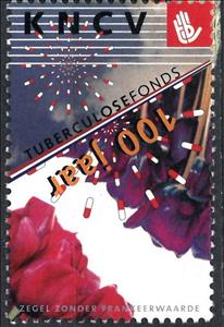 Stamp, 100 years Tuberculosis Fund, Cinderellas,  , Medical Science, Medicines, Tuberculosis / TBC
