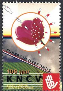 Stamp, 100 years Tuberculosis Fund, Cinderellas,  , Medical Science, Medicines, Tuberculosis / TBC