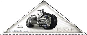 Stamp, Dodge Tomahawk, Cinderellas,  , Motorcycles