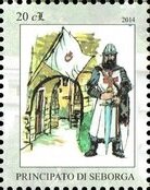 Knight and flag