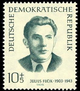 Stamp, Julius Fucik (1903-1943), Germany, Democratic Republic,  