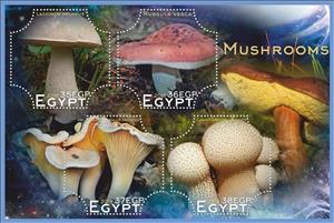 Mini Sheet, Mushrooms, Cinderellas,  , Mushrooms