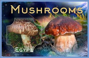 Souvenir Sheet, Mushrooms, Cinderellas,  , Mushrooms