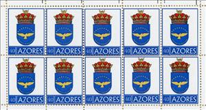 Mini Sheet, Royal Shield, Cinderellas,  , Birds, Coats of Arms, Crowns and Coronets, Heraldic Animals