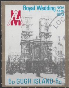 Stamp, Royal Wedding, Cinderellas,  , Churches - Cathedrals - Basilicas - Chapels, Royalty, Weddings