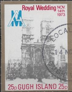 Stamp, Royal Wedding, Cinderellas,  , Churches - Cathedrals - Basilicas - Chapels, Royalty, Weddings