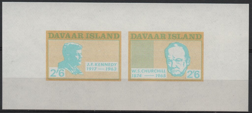Sir Winston Churchill and J.F. Kennedy