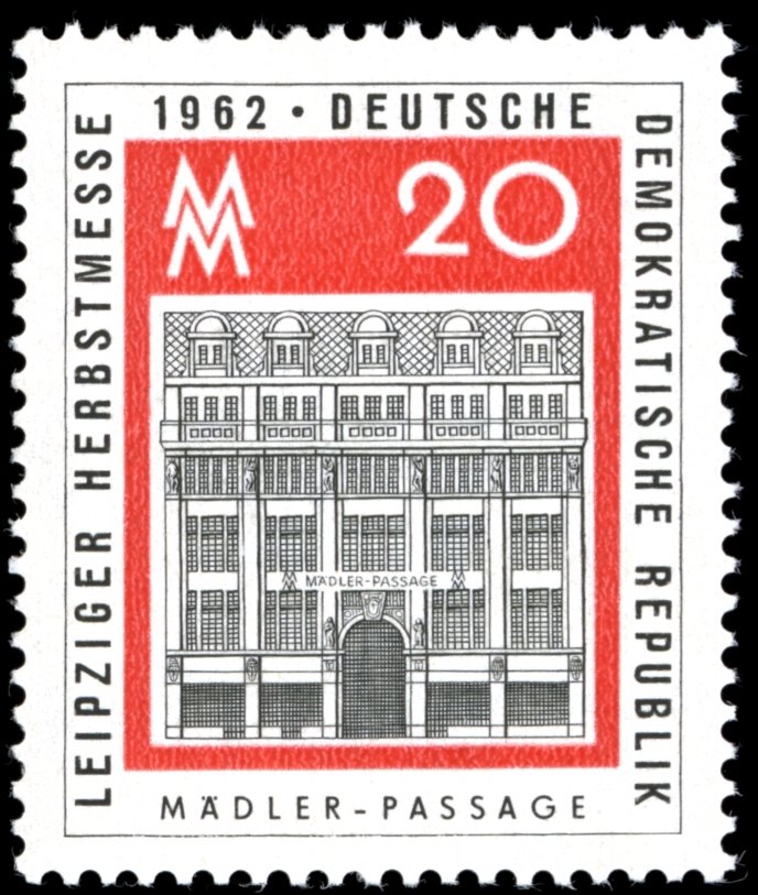 Entrance to the Mädler-Passage, Leipzig