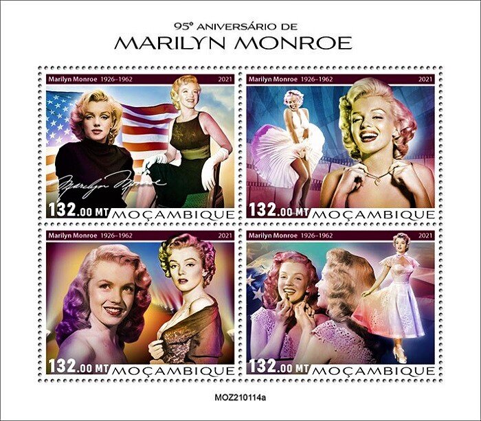 95th Anniversary of the Birth of Marilyn Monroe
