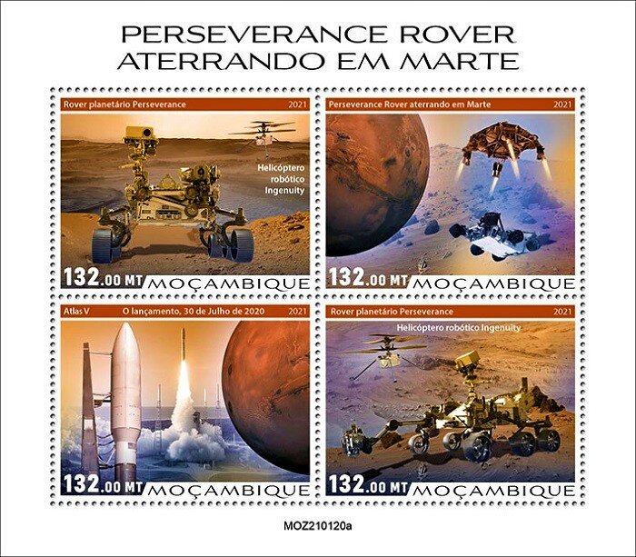 Landing of the Perseverance Rover on Mars