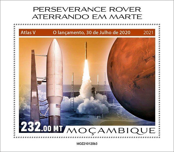 Landing of the Perseverance Rover on Mars
