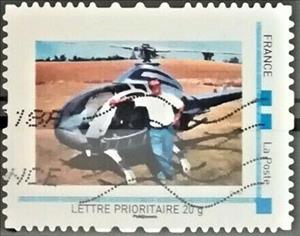 Stamp, Pilot and Helicopter, Personalized and Private Mail Stamps,  , Helicopters, Pilots