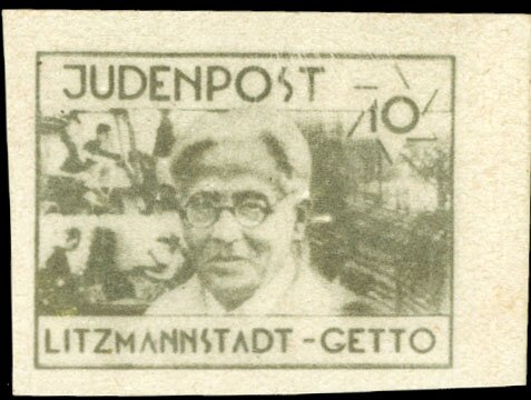 Jews local post in Lodz Ghetto