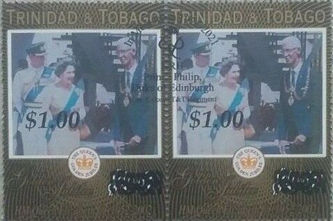 Issue of 2002 Overprinted in Tribute to Prince Philip