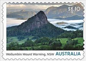Stamp, Wollumbin Mount Warning, New South Wales, Australia,  , Landscapes, Mountains