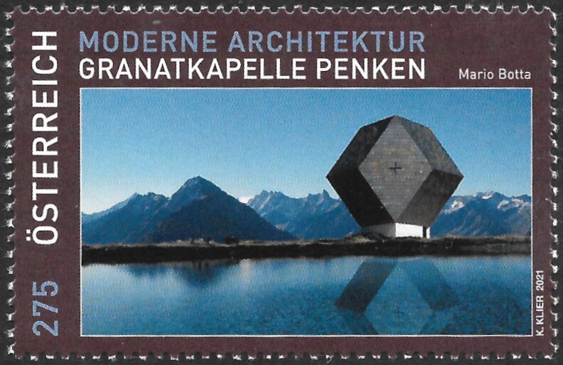 Garnet Chapel Penken (Tyrol), by Mario Botta