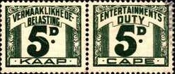 Numeral - se-tenant pair