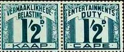 Numeral - se-tenant pair