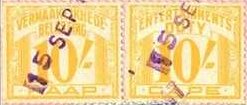 Numeral - se-tenant pair