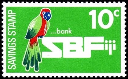 Savings Bank of Fiji (SBF) - Red shining parrot