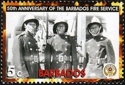 Three firefighters