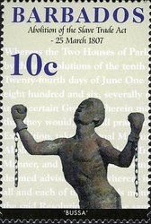 Sculpture of Bussa, slave revolt leader