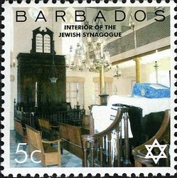 Interior of synagogue