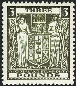 Stamp, Coat of Arms, New Zealand,  , Coats of Arms