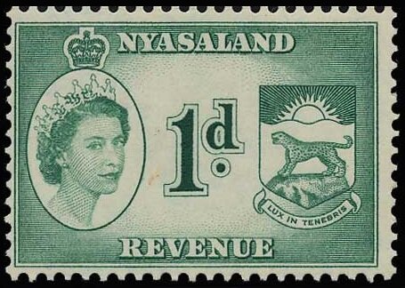 Queen Elizabeth II and Badge of Nyasaland