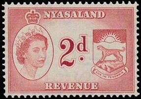Queen Elizabeth II and Badge of Nyasaland