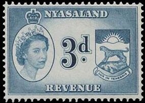 Queen Elizabeth II and Badge of Nyasaland