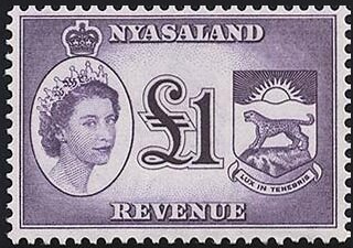 Queen Elizabeth II and Badge of Nyasaland