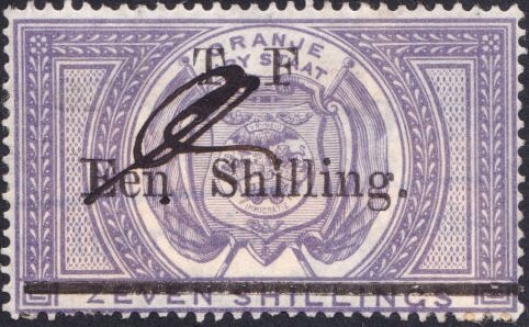 Stamp, Coat of Arms, Orange Free State,  , Coats of Arms, Flags, Telegraphy