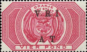 Stamp, Coat of Arms, Orange Free State,  , Coats of Arms, Flags, Telegraphy