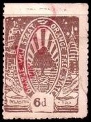 Stamp, Orange tree, Orange Free State,  , Plants (Flora), Trees