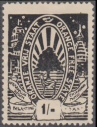 Stamp, Orange tree, Orange Free State,  , Plants (Flora), Trees