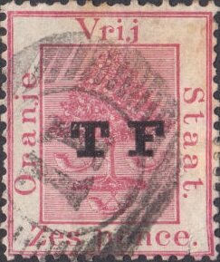 Stamp, Orange tree, Orange Free State,  , Plants (Flora), Telegraphy, Trees