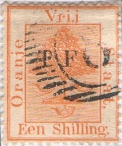 Stamp, Orange tree, Orange Free State,  , Plants (Flora), Telegraphy, Trees