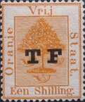 Stamp, Orange tree, Orange Free State,  , Plants (Flora), Telegraphy, Trees