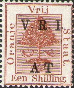 Stamp, Orange tree, Orange Free State,  , Plants (Flora), Telegraphy, Trees