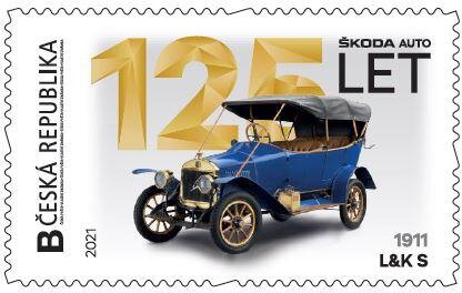 Stamp, 1911 L&k S, Personalized and Private Mail Stamps,  , Anniversaries and Jubilees, The Automobile Industry, Vehicles
