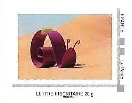 Souvenir Sheet, Gaston Escargot painted, Personalized and Private Mail Stamps,  , Crafts, Hands, Metals, Metalworking