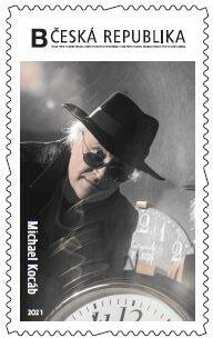 Stamp, Michael Kocáb, Personalized and Private Mail Stamps,  , Famous People, Men, Music, Musicians, Singers
